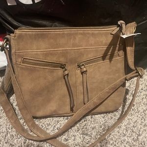 Tan purse crossover